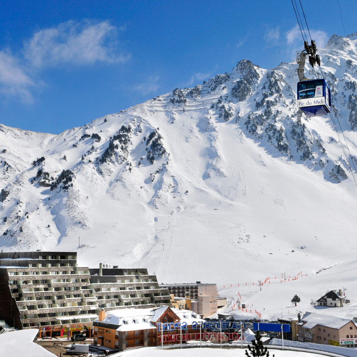 vacances pyrenees la mongie neige